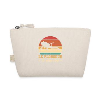 Retro Le Plongeur Le Plus Cool Plongée - Trousse biologique - nature - Devant