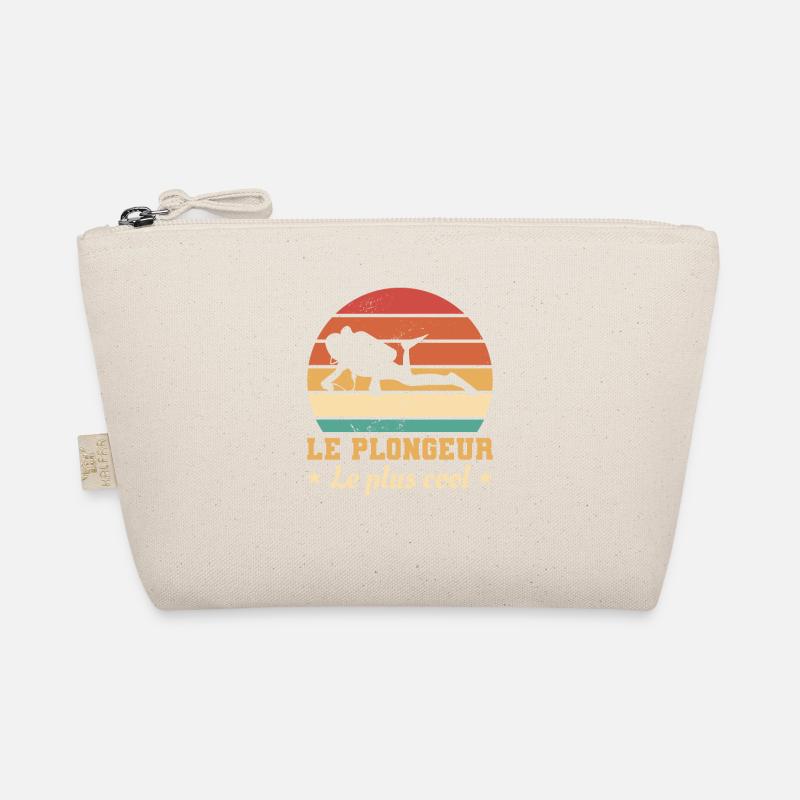Retro Le Plongeur Le Plus Cool Plongée Trousse biologique