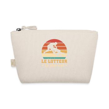 Retro Le Lutteur Le Plus Cool Lutte - Trousse biologique - nature - Devant