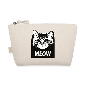 Meow Cat - Organic Pouch - nature - Front