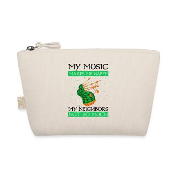 Bagpipes for pipers and Scots - Organic Pouch - nature - Front