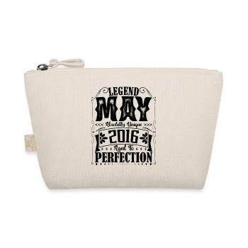May 2016. Birthday May 2016. Gift May 2016. - Organic Pouch - nature - Front