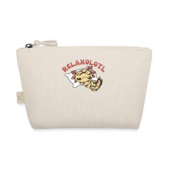 Relaxolotl Axolotl lovers sweet animals relax - Organic Pouch - nature - Front