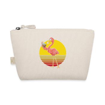 Flamingo - Organic Pouch - nature - Front