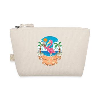Flamingo - Organic Pouch - nature - Front