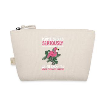 Flamingo - Organic Pouch - nature - Front