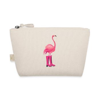 Flamingo - Organic Pouch - nature - Front