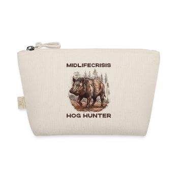 Midlifecrisis Hog Hunter - Bio-Täschchen - Natur - Vorne
