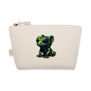 Gamer's Perfect Illustration - Cute Colorful Gekko - Bio-Täschchen - Natur - Vorne