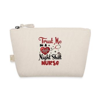 Trust me im a Night Shift Nurse - Bio-Täschchen - Natur - Vorne