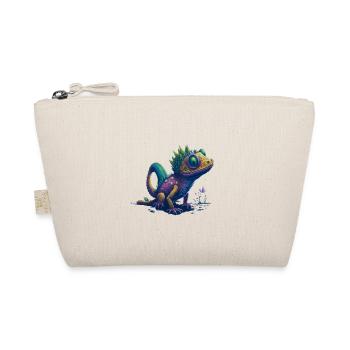 Gamer's Perfect Illustration - Cute Colorful Gekko - Bio-Täschchen - Natur - Vorne