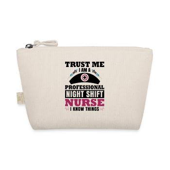 Night Shift Nurse I know things - Bio-Täschchen - Natur - Vorne