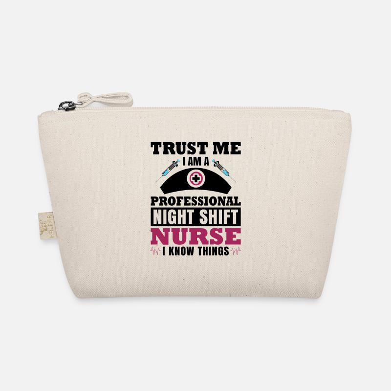 Night Shift Nurse I know things Bio-Täschchen