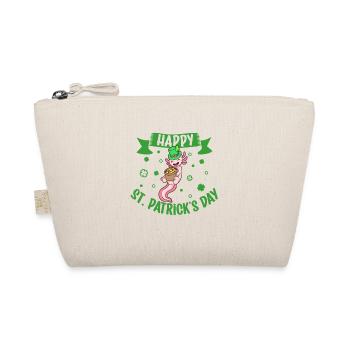 St Patrick's Axolotl - Happy St Patrick's Day - Organic Pouch - nature - Front