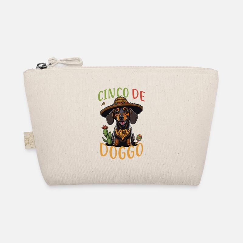 Dachshund Cinco de Mayo Cinco de Doggo Organic Pouch