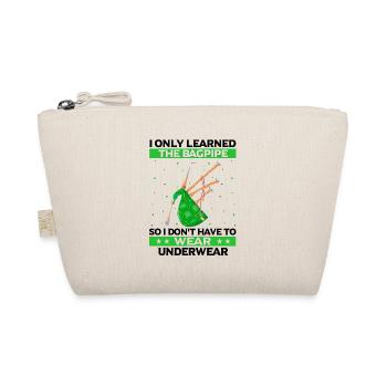 Bagpipes for pipers and Scots - Organic Pouch - nature - Front