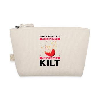 Bagpipes for bagpipe instructors and bagpipers - Organic Pouch - nature - Front