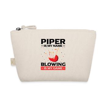 Bagpipe Quote for Scots and Bagpipe Musicians - Organic Pouch - nature - Front