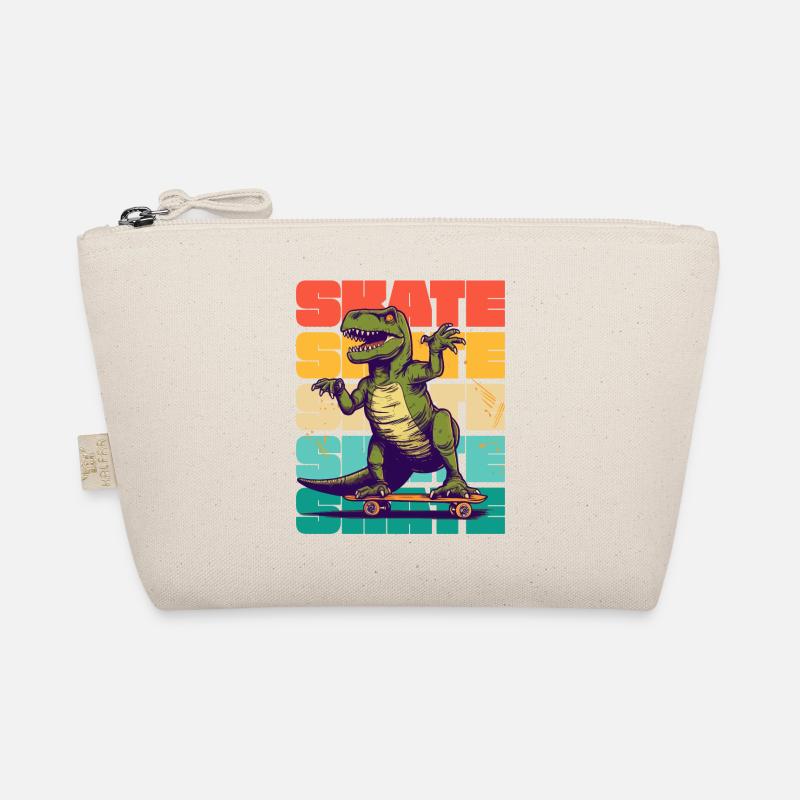 Skateboard Cool Skateboarder T Rex Dinosaur Trousse biologique