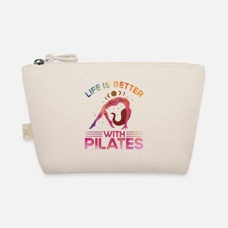 Pilates Das Leben ist besser mit Pilates Geschenk Bio-Täschchen