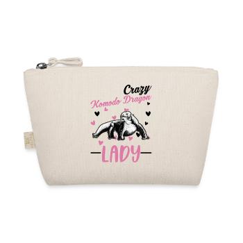 Crazy Komodo dragon woman Komodo dragon - Organic Pouch - nature - Front