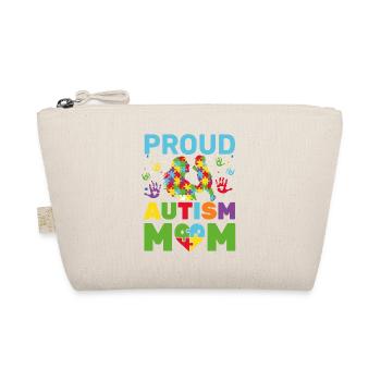 Proud Autism Mom Awareness Mother - Organic Pouch - nature - Front