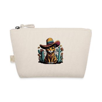Cinco de Mayo Chat mexicain avec sombrero - Trousse biologique - nature - Devant
