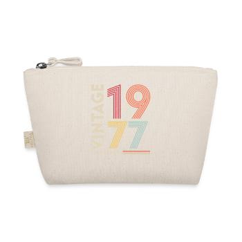 Né en 1977 Retro Vintage Anniversaire - Trousse biologique - nature - Devant