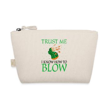 Bagpipes Quote for Scotsman and Bagpipe Musician - Organic Pouch - nature - Front
