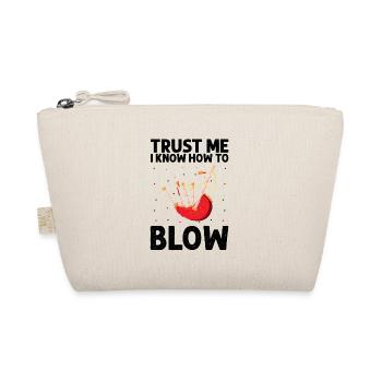 Scotsman quote for bagpipers and bagpipes - Organic Pouch - nature - Front