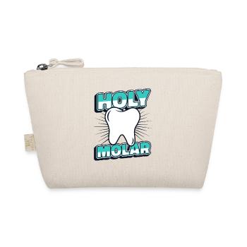 Holy Molar Dental Technical Assistant Dental Laboratory - Organic Pouch - nature - Front