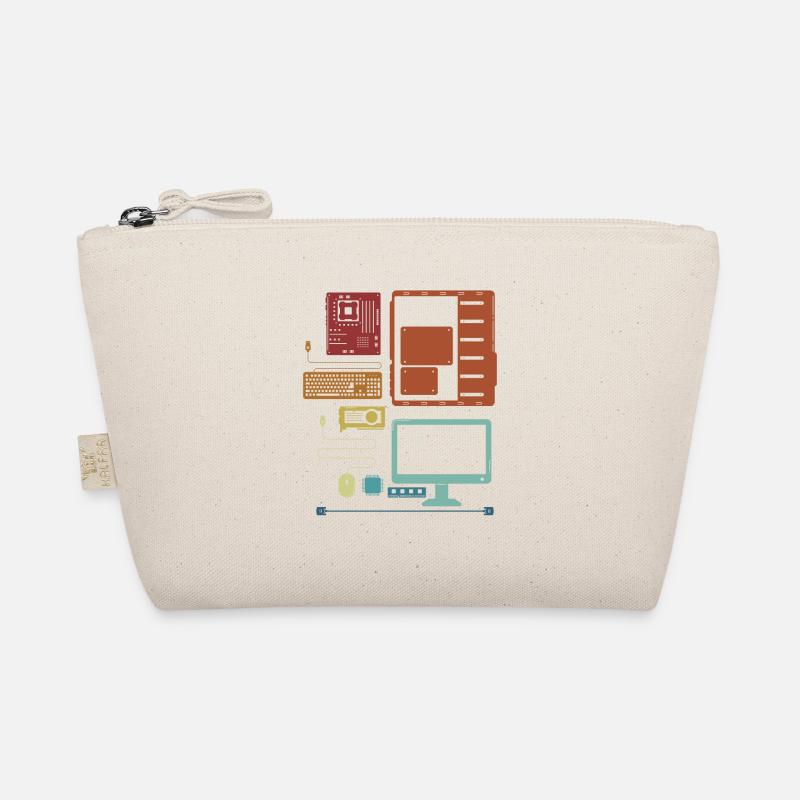 Retro Hardware Admin IT Operations Computer Scientist Organic Pouch