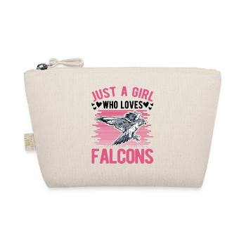 Falconry Girl Falconer Falconry Falconry - Organic Pouch - nature - Front