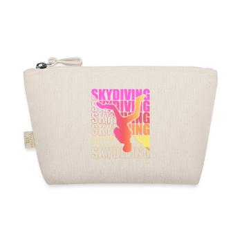 Skydive Freefly Fallschirmspringer Shirt Skydiving - Bio-Täschchen - Natur - Vorne