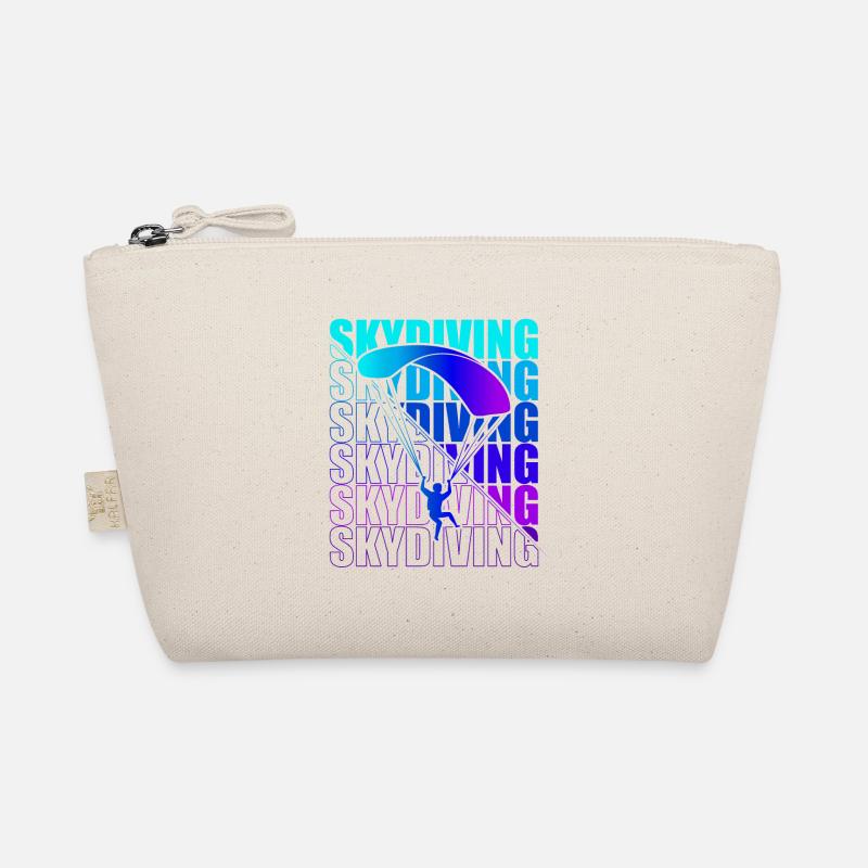 Skydive Freefly Skydiver Shirt Skydiving Organic Pouch