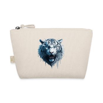 WILDES WHITE TIGER DESIGN - Bio-Täschchen - Natur - Vorne
