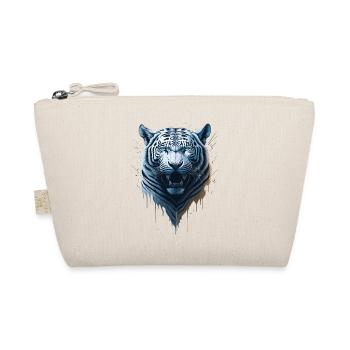WILDES WHITE TIGER DESIGN - Bio-Täschchen - Natur - Vorne