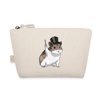 Hamster Wizard Wand - Organic Pouch - nature - Front