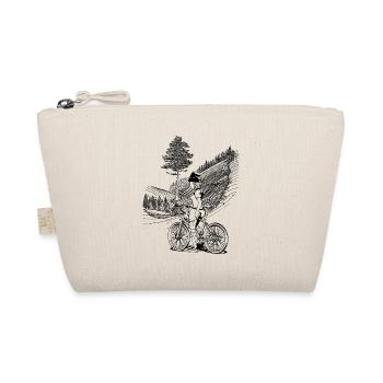 Adventure shirt for mountain bikers: freedom & style - Organic Pouch - nature - Front