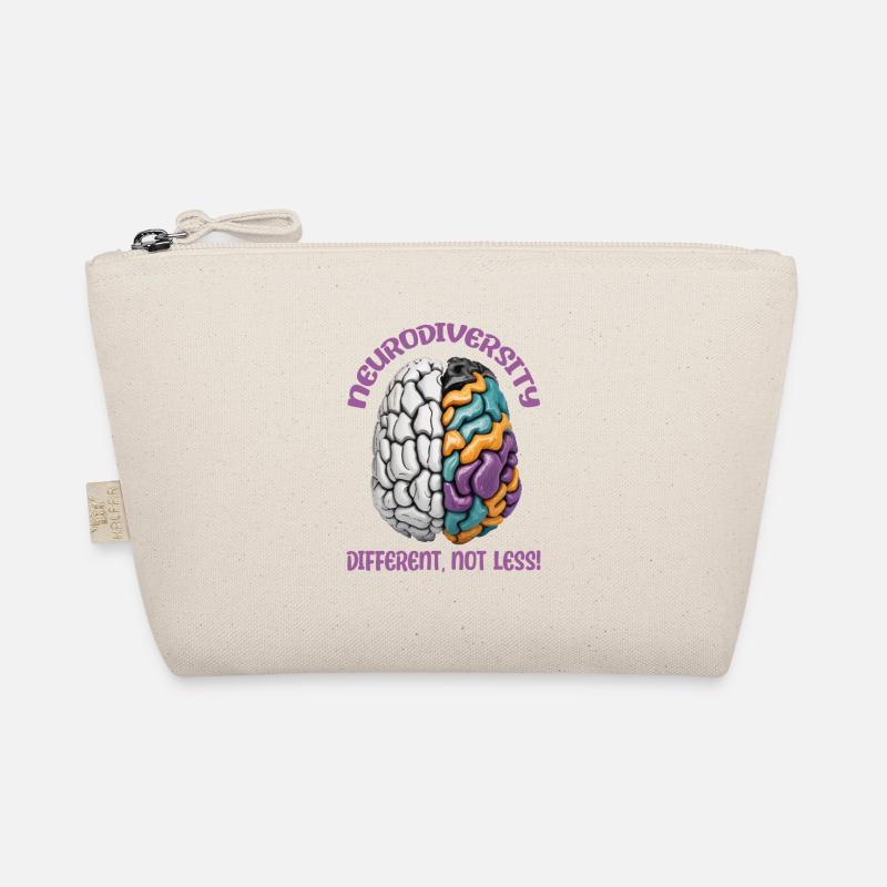 "Different, Not Less" Neurodiversity Organic Pouch