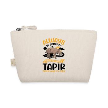 Always be yourself Tapir Lowland Tapir - Organic Pouch - nature - Front