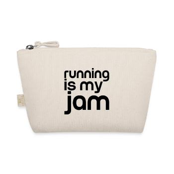 Running Is My Jam - Organic Pouch - nature - Front