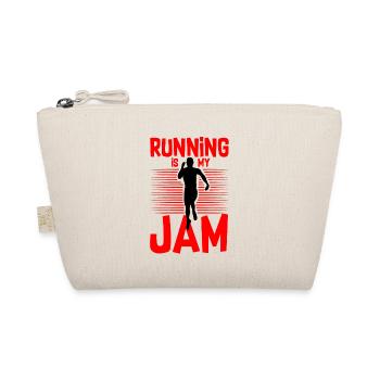 Running Is My Jam 4 - Organic Pouch - nature - Front