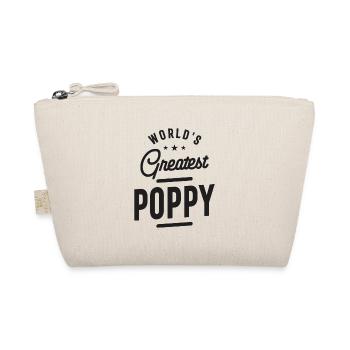 World's Greatest Poppy - Dad & Grandpa Funny - Organic Pouch - nature - Front