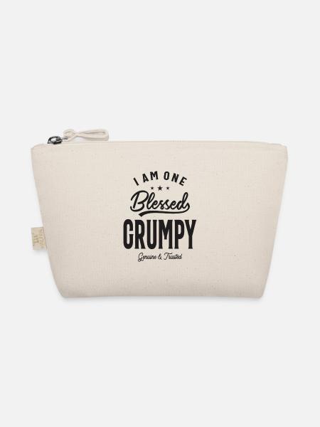 B Grumpy Dad/Grandpa - Organic Pouch - nature - Front