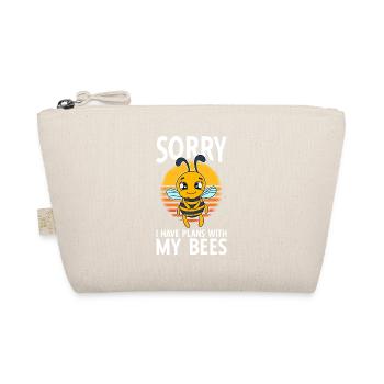 Sorry I Have Plans With My Bees - Organic Pouch - nature - Front
