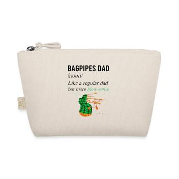 Bagpipes for pipers and Scots - Organic Pouch - nature - Front