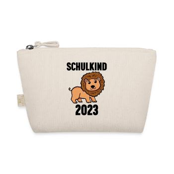 Schuldkind Einschulung 2023 - Bio-Täschchen - Natur - Vorne