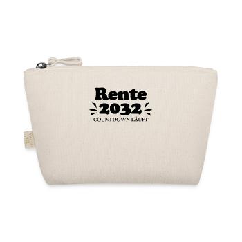 Rente 2032 Ruhestand Rentner Renteneintritt - Bio-Täschchen - Natur - Vorne