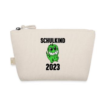 Schuldkind Einschulung 2023 - Bio-Täschchen - Natur - Vorne